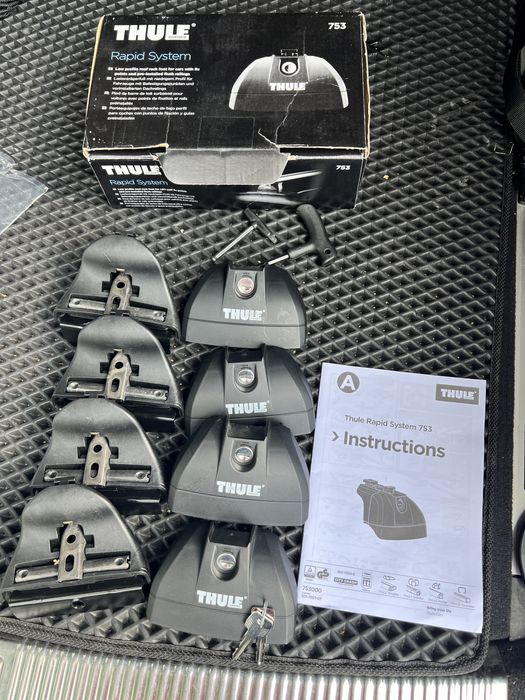 Thule KIT Тюль опори поперечини багажник рейлінги перемички Wingbar