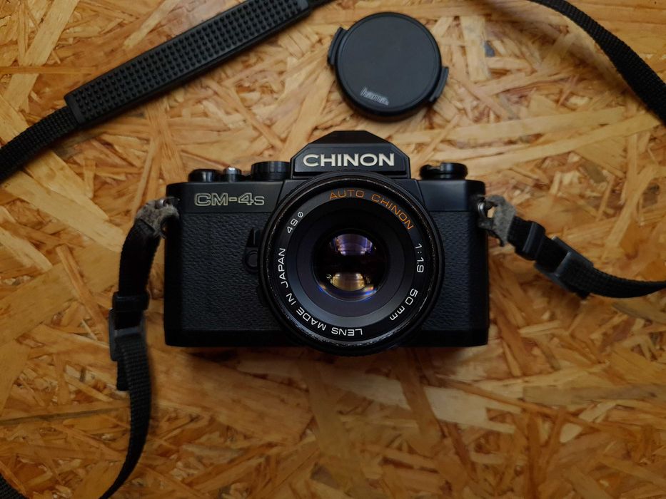 Mechaniczna lustrzanka Chinon CM-4s  + Auto Chinon 50mm 1.9 GWARANCJA