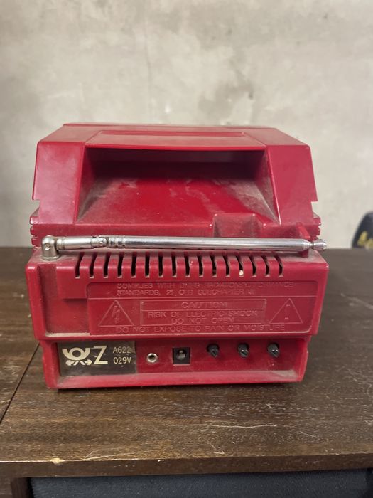 Mini telewizor turystyczny 12v zabytek