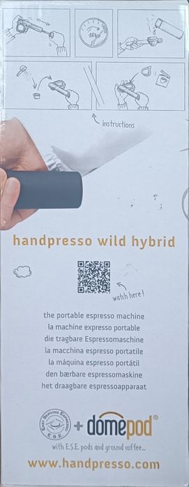 Máquina de Café Espresso Portátil - Handpresso Wild Hybrid