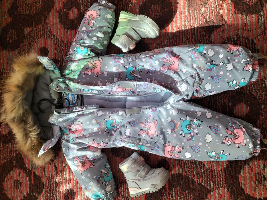 Комбінезон зимовий+ботинки