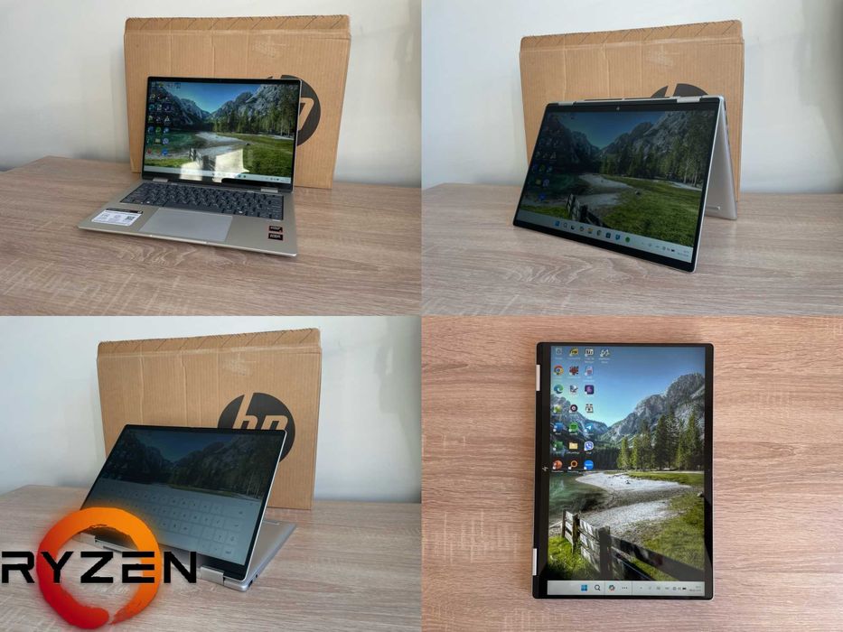 HP Envy 14 360° Rуzen AI 8640hs 16 ddr5 Rdeon 760 512 Bat 14ч 1.4кг 2025 Гарантия Расрочка