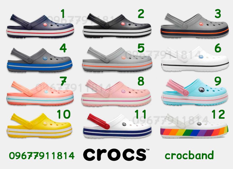 Купить CROCS Crocband кроксы крокбенд сабо 36-45р в наличи