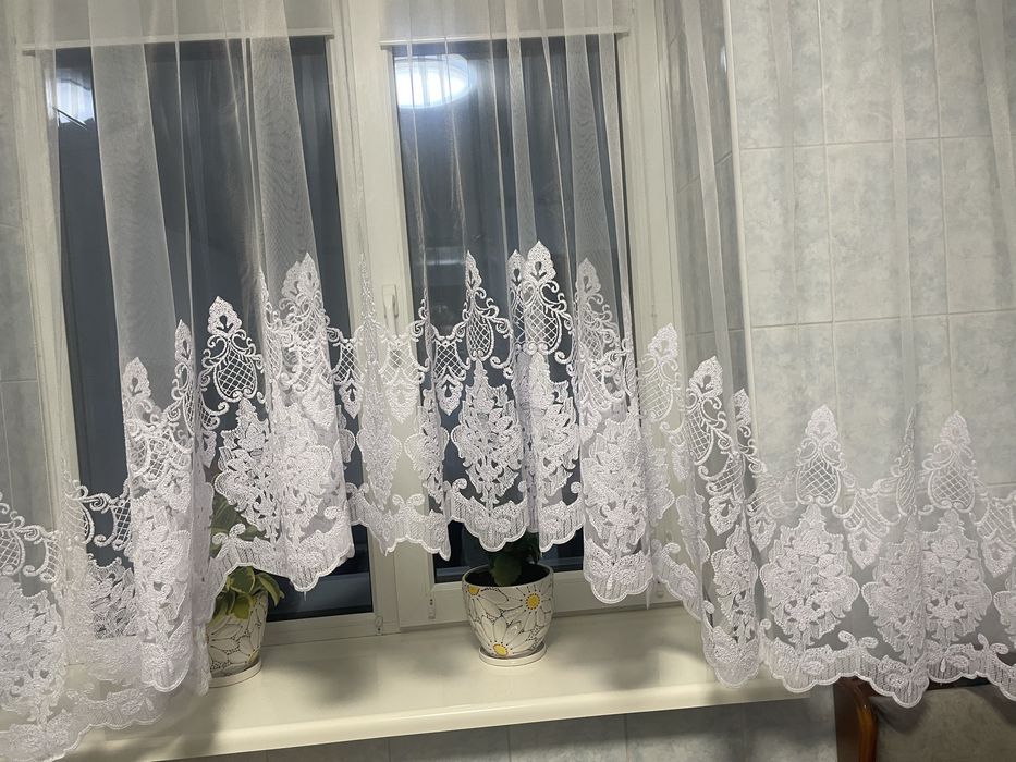 Продам тюль арочку на кухню