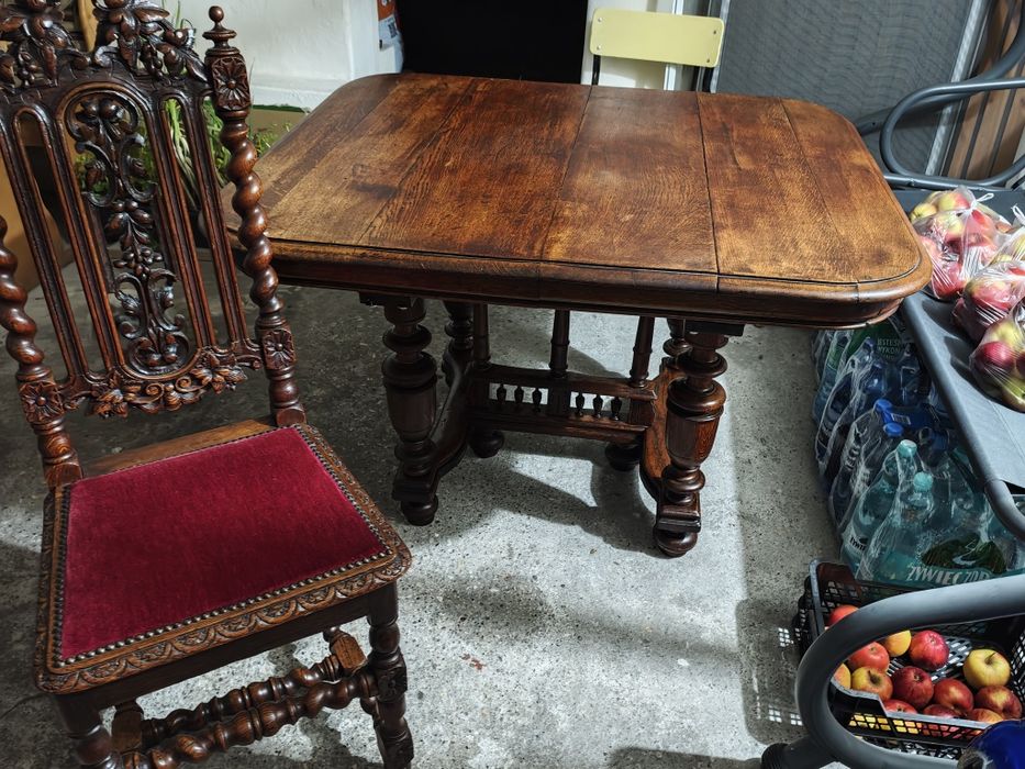 Stół+ 4 krzesła -okazja bardzo dobry stan