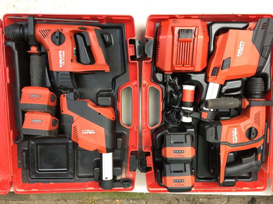 wkretarki mlotowiertarki panasonic hilti nuron hilti B22