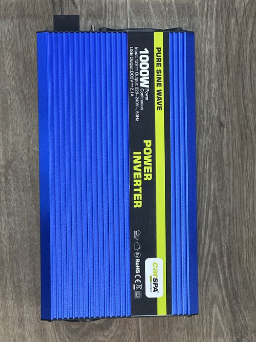 Продам новий інвертор CARSPA P1000-12 — 1000 Вт, чиста синусоїда