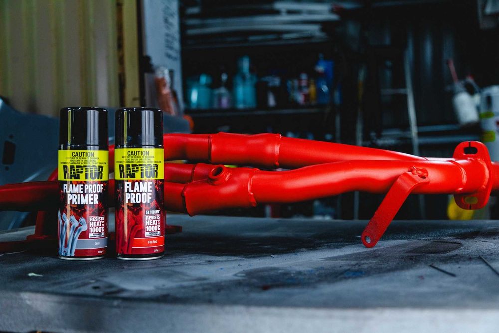 Термостійке покриття до 1000 °C RAPTOR Flameproof, Аерозоль АСОРТИМЕНТ