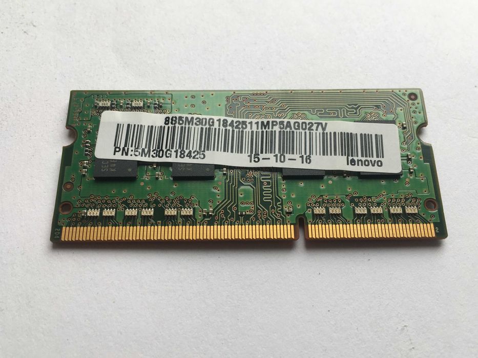 Оперативна пам'ять для ноутбука SAMSUNG SODIMM DDR3L 4GB