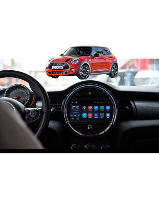 Rádio Mini F55 F56 Android 14 (Novo)