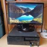 Komputer stacjonarny, monitor 24", klawiatura, mysz