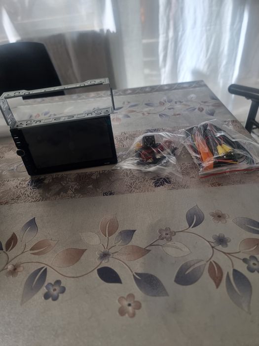 Radio 7 polegadas com câmara traseira