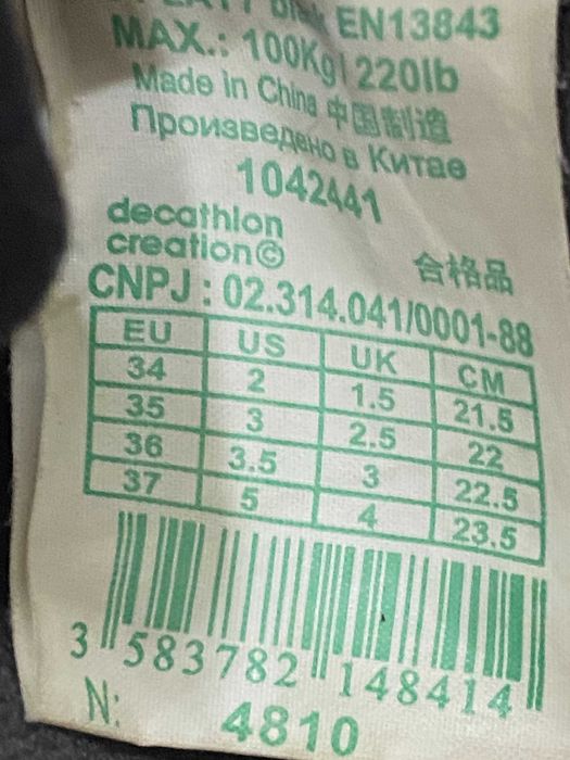 Patins em linha + capacete