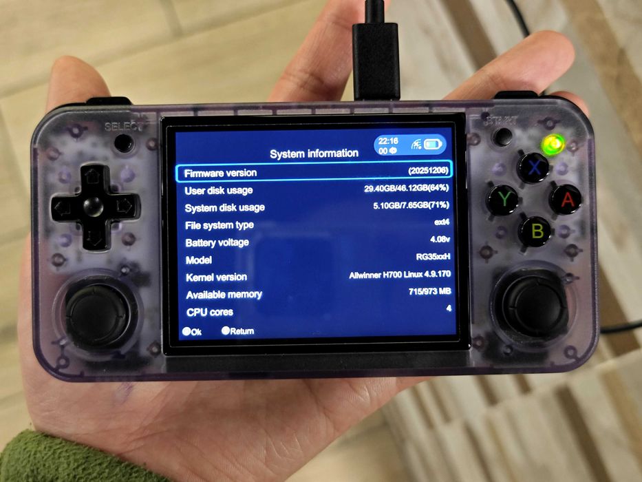 Anbernic RG35XX H 64GB pouco usada + película extra | Envio + teste presencial