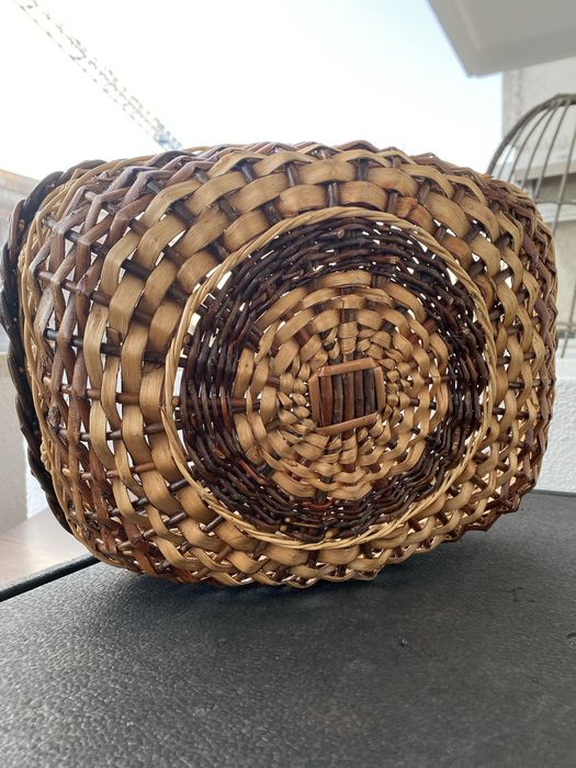 Cesta de Vime Artesanal – 38x30x21 cm