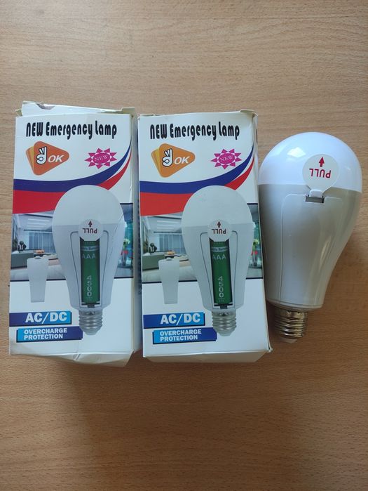 Лампочка аварийная на аккумуляторе 18650