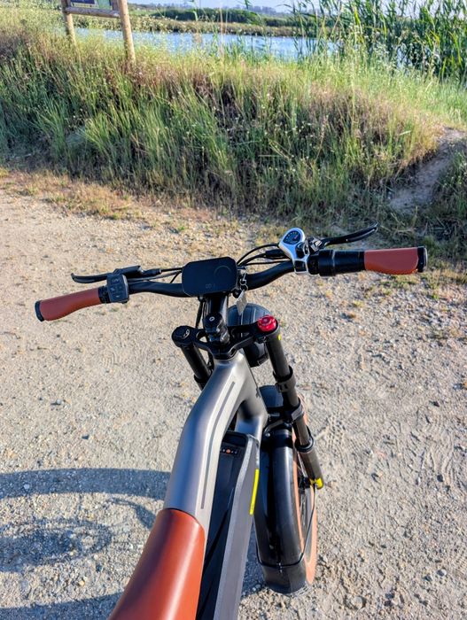 Bicicleta Elétrica estilo Moto DYU M20 - Nova (só 15KM de uso)