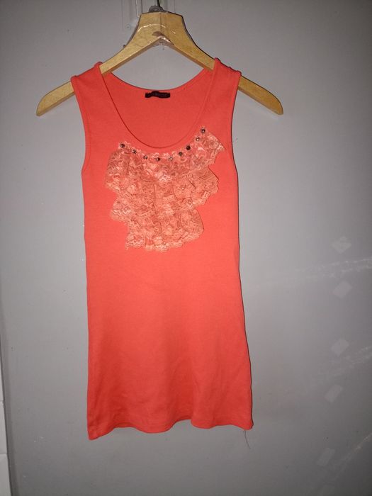 Bokserka damska z żabotem rozm uni