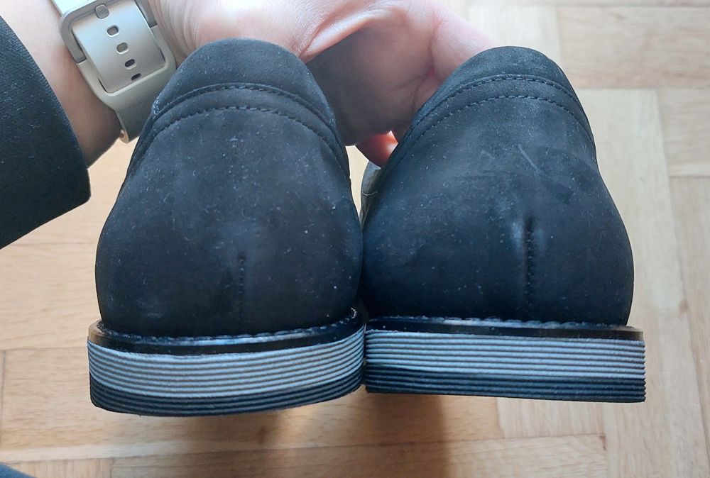 Buty zamszowe wizytowe Ryłko r.43