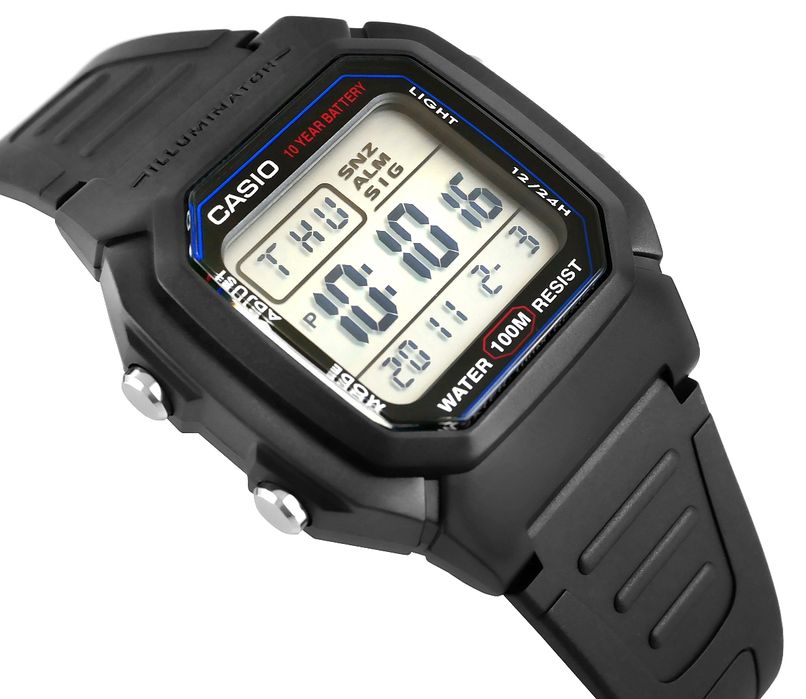 Zegarek Męski CASIO W-800H-1AVES + BOX