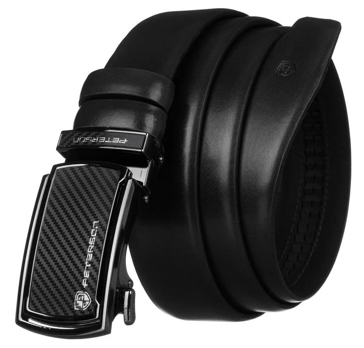 pasek skórzany ptn bom-ca5-115 black - peterson