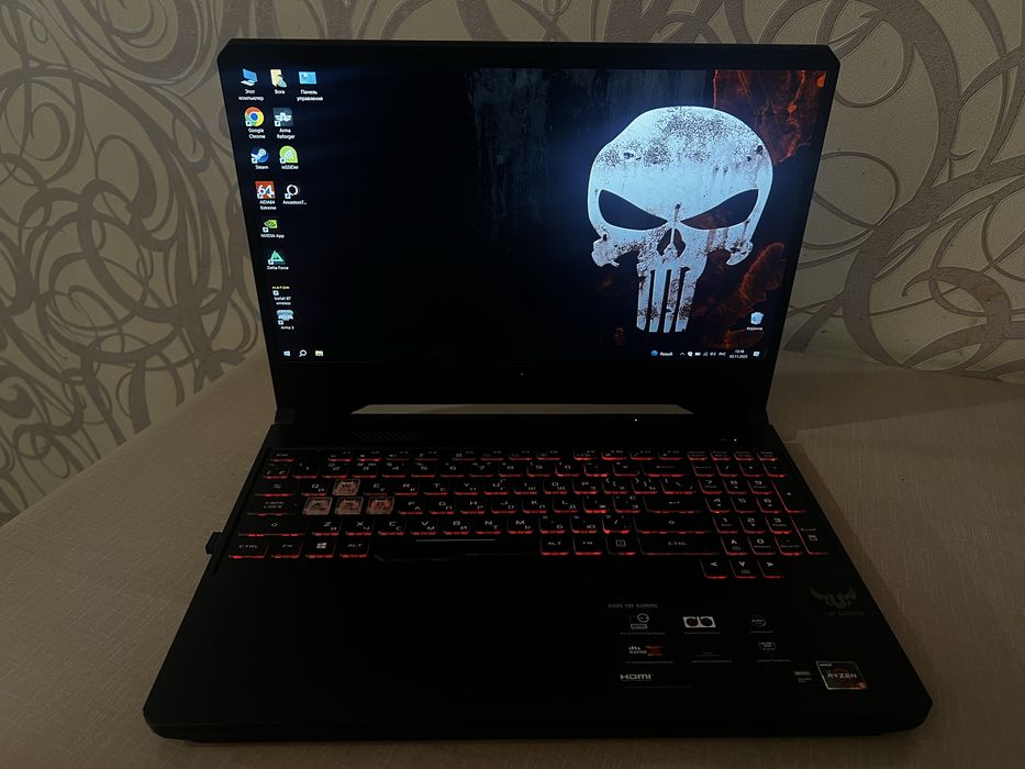 Asus TUF Gaming FX505DT - Ryzen 5 / GTX 1650 / 16 ГБ ОЗУ / SSD 512 ГБ