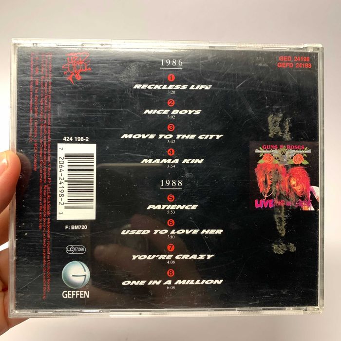 Фірмовий СД Guns N' Roses – G N' R Lies 1988 Geffen Records Germany