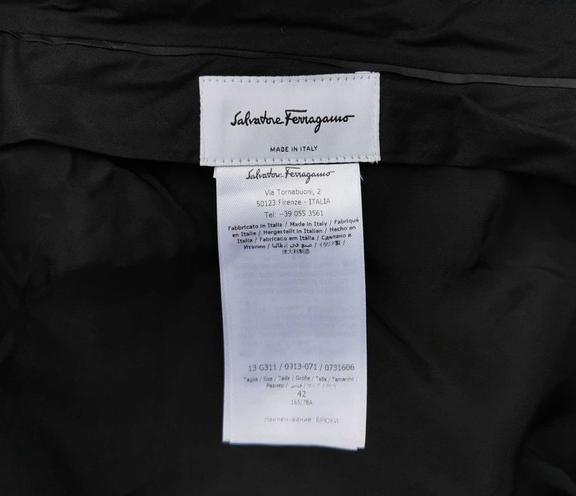 Брюки Salvatore Ferragamo широкі штани з вовни Оригінал Італія 42(M)