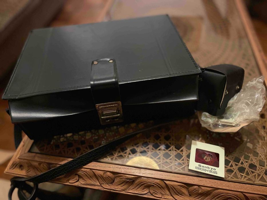 Câmara Vintage Sankyo MF 404 com Estojo e acessórios