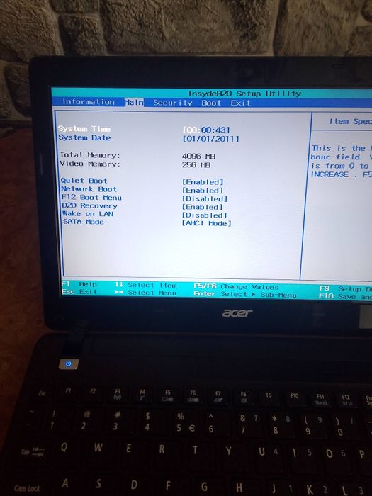 Netbook Aspire one