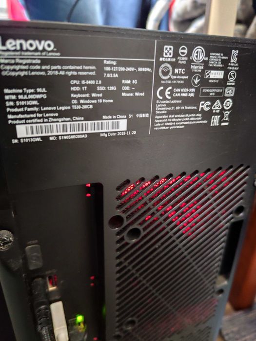 Computador Gaming Lenovo