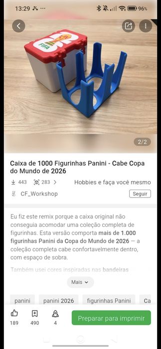 Venda de caixas de 3d  Atencao  ler descricao