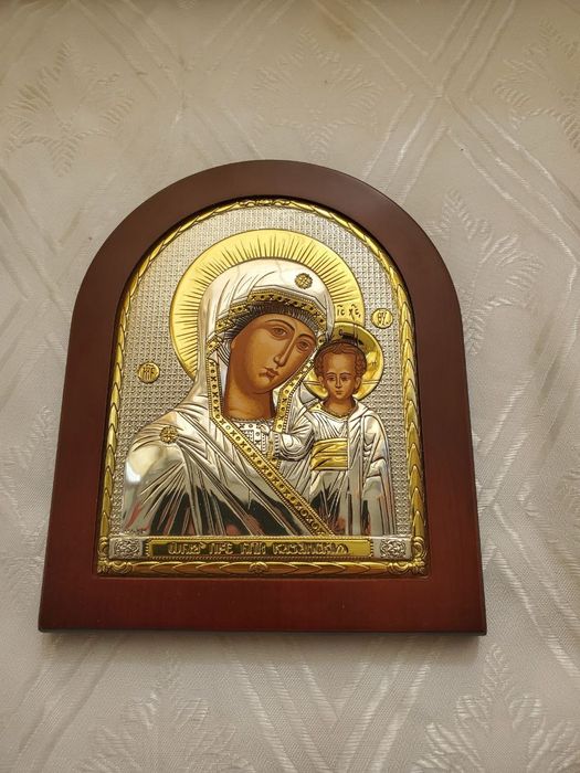 Икона греческая серебро
