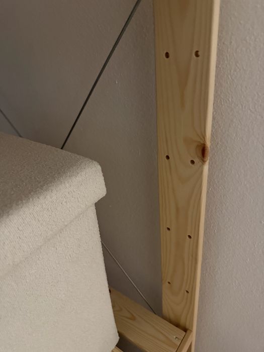 Estante de madeira ikea. 78x50x171