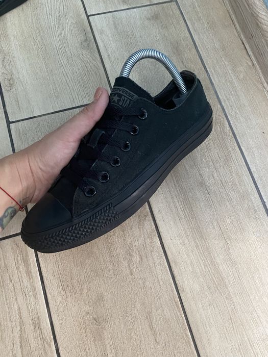 Кали Converse р.37,5 Оригінал!Чорні кеди Конверс