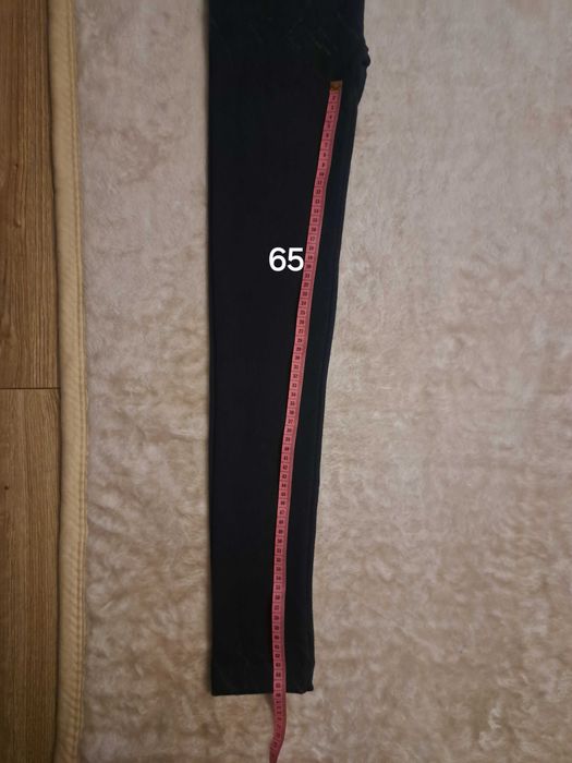 Legginsy grube granatowe