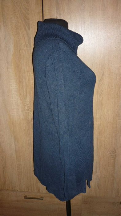 Halston- długi damski golf  r; XL