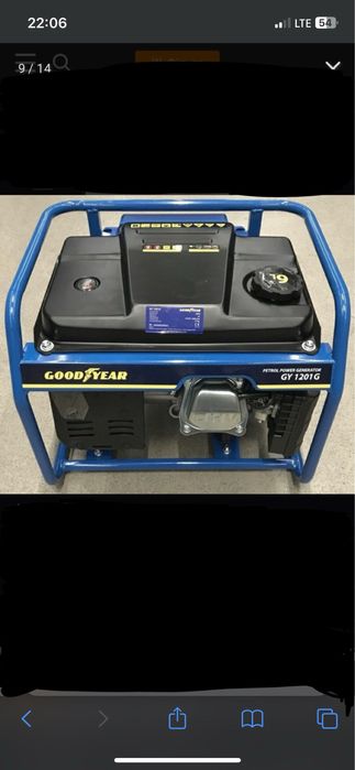 Генератор GOODYEAR  1,1 кВт