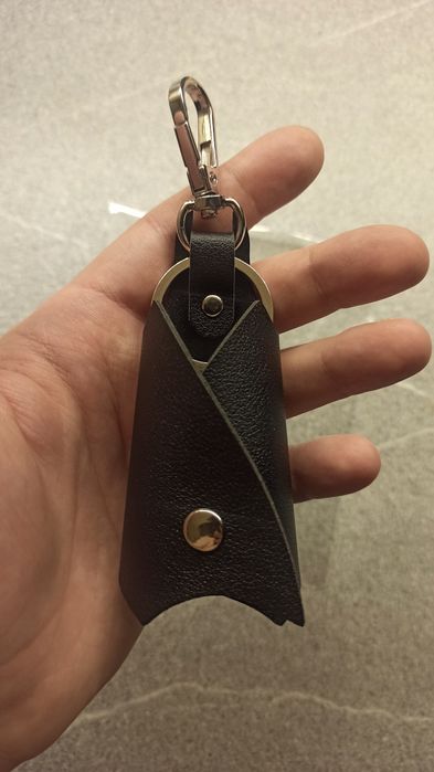 Черная Ключница кожаная летучая мышь Batman ключи брелок для мужчины