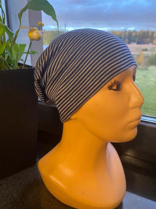 Czapka Nowa bawelna paski