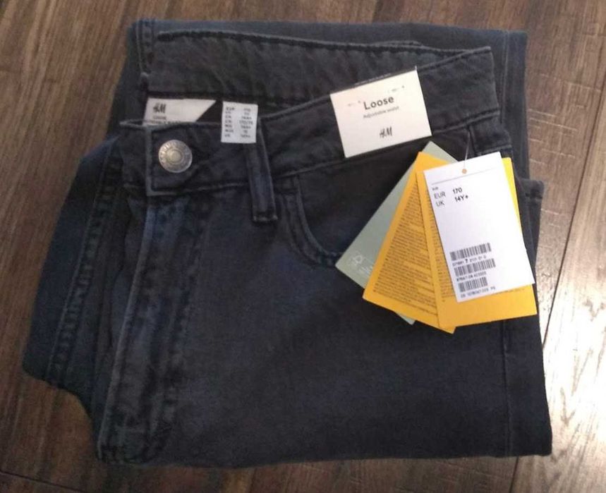 Jeansy H&M 170 cm NOWE