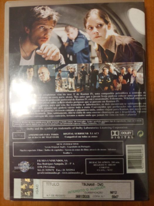 Dvd - Tsunami em bom estado