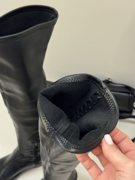 Ботфорти чорні , р37