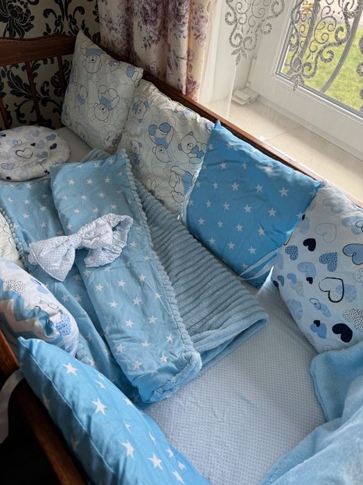 Подушечки в ліжко/ бортики в кроватку