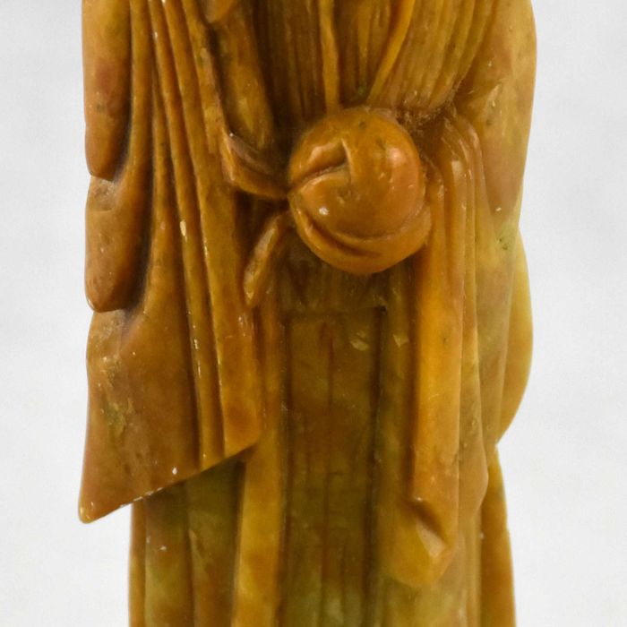 Figura de Ancião / Sábio, China, em Pedra de Sabão
