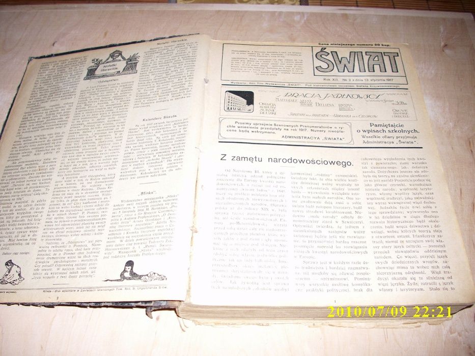 Świat 1917/1918 ma już ponad 100 lat