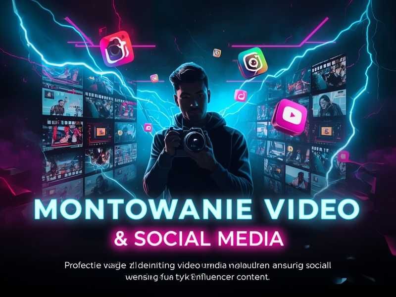 Montaż Wideo Social Media Wsparcie Strony Internetowe Tworzenie