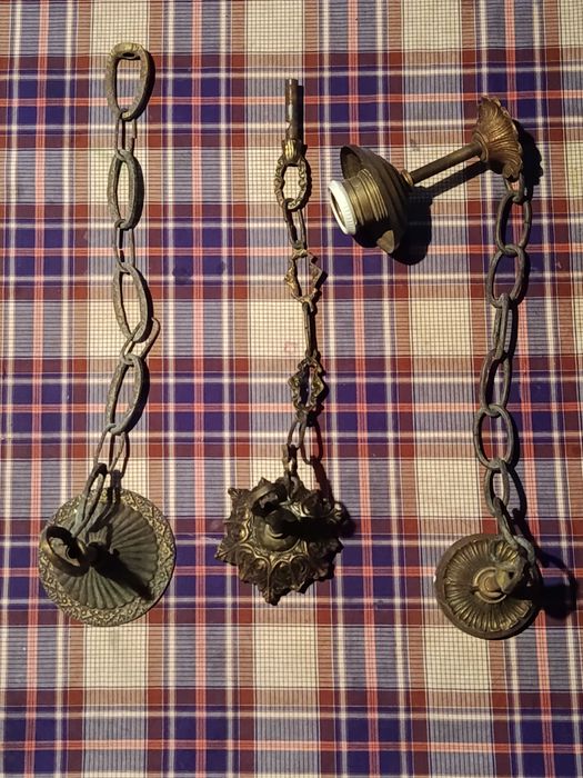 Copos tecto acessorios apliques antigos bronze lustres candeeiros