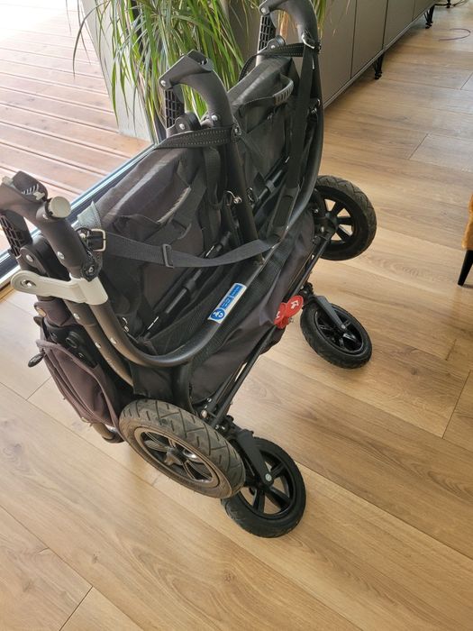 Valco Snap Duo Sport – wózek bliźniaczy, stan bardzo dobry, gwarancja