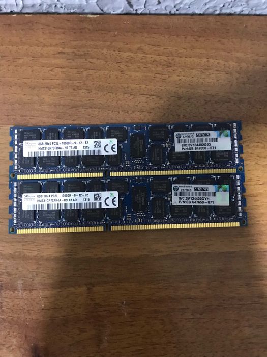 Серверная Оперативная память Hynix DDR3 16GB  2x8GB